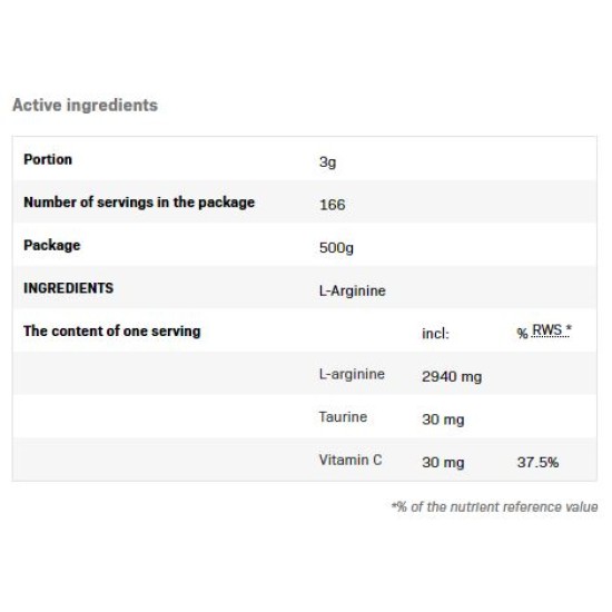 SFD L-Arginine Powder 500 гр на супер цена