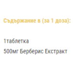 SFD BERBERYNA HCL 98% 500 мг / 90 таблетки на супер цена