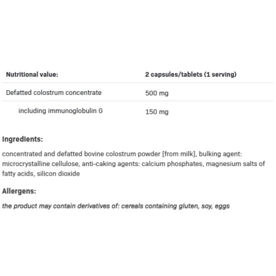 SFD Colostrum 1000 / 180 таблетки на супер цена