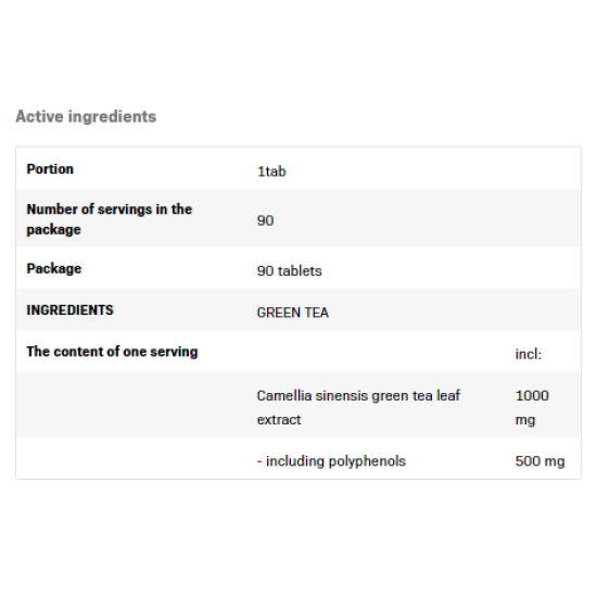 SFD Green Tea - 90tabs на супер цена