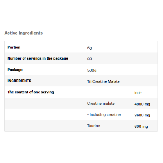 SFD Tri-Creatine Malate / 500 gr на супер цена