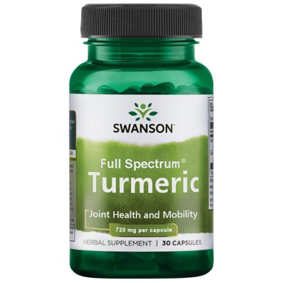 Swanson Turmeric 720 мг / 30 капсули на супер цена