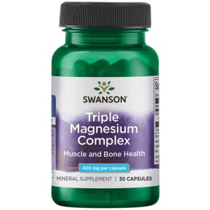 Swanson Triple Magnesium Complex 400 мг / 30 капсули