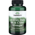Swanson Lecithin, Kelp, B-6, & Cider Vinegar 240 таблетки на супер цена