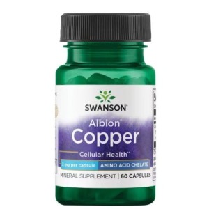 Swanson Albion Copper 2 мг / 60 капсули