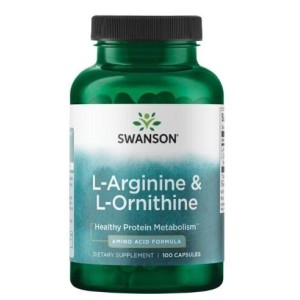 Swanson L-Arginine & L-Ornithine 750 мг / 100 капсули