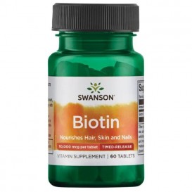 Swanson Biotin - Timed-Release 60 таблетки