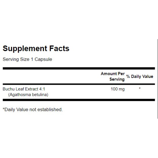Swanson Full Spectrum Buchu Leaf Extract 40:1 / 60 caps на супер цена