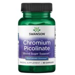 Swanson Chromium Picolinate 200 мкг / 60 капсули на супер цена