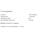 Swanson Vitamin D-3 400 IU 250 капсули на супер цена
