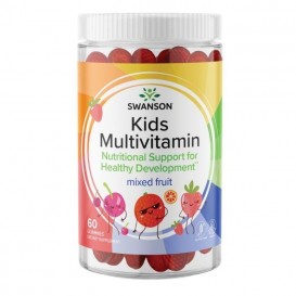 Swanson Kids Multivitamin Gummies - Mixed Fruit 60 дъвчащи таблетки