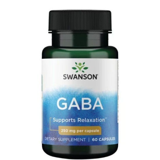 Swanson GABA 250 мг / 60 капсули на супер цена