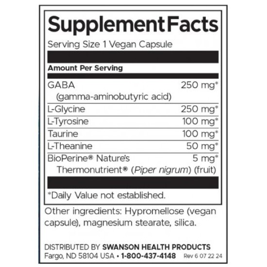 Swanson GABAplex 60 капсули на супер цена