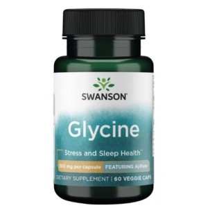 Swanson Glycine 500 мг / 60 капсули