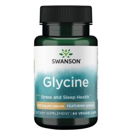 Swanson Glycine 500 мг / 60 капсули на супер цена