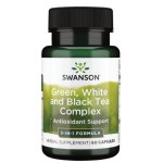 Swanson Green, White and Black Tea Complex 60 капсули на супер цена