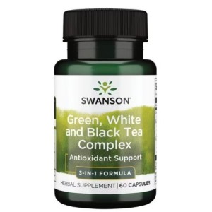 Swanson Green, White and Black Tea Complex 60 капсули