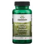 SWANSON Adaptogenic Herbal Complex | with Rhodiola Ashwagandha Ginseng 60 капсули на супер цена