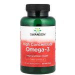 Swanson High Concentrate Omega-3 120 гел капсули на супер цена