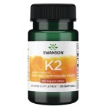 Swanson Vitamin K2 50 мкг / 30 гел капсули на супер цена