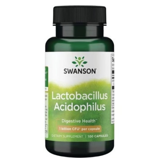 Swanson Lactobacilius acidophilus 100 капсули на супер цена