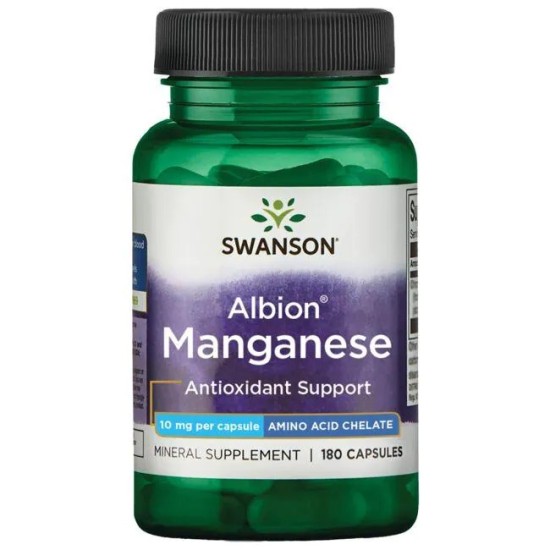 Swanson Albion Chelated Manganese 180 капсули на супер цена