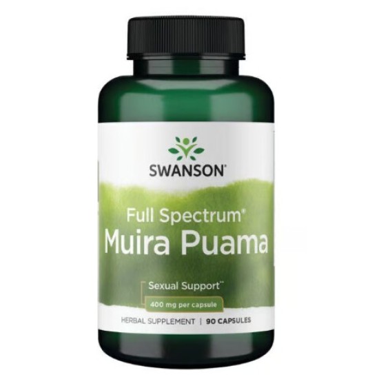 Swanson Full Spectrum Muira Puama 400 мг / 90 капсули на супер цена