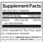Swanson Niacinamide 250 мг / 250 капсули на супер цена