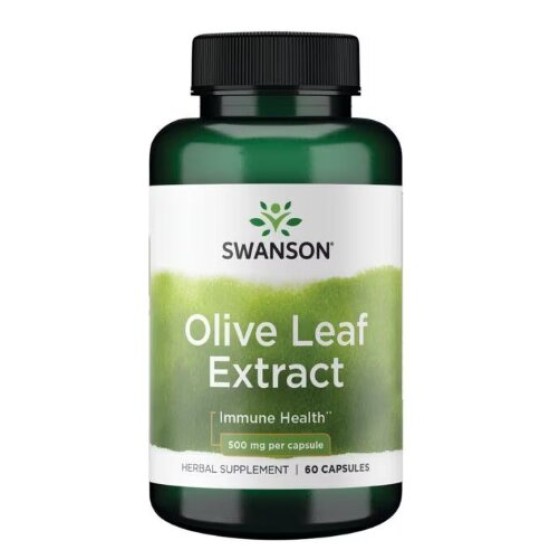 Swanson Olive Leaf Extract 500 мг / 60 капсули на супер цена