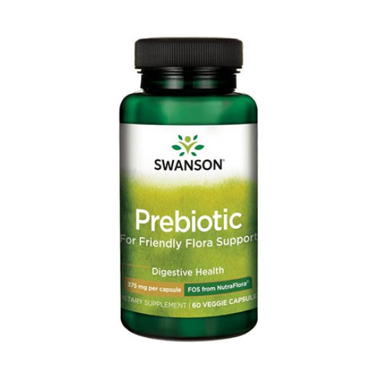 SWANSON Prebiotic for Friendly Flora Support 375 мг / 60 капсули на супер цена