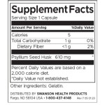 SWANSON Psyllium Husk 610 мг / 300 капсули на супер цена
