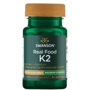 Swanson Vitamin К2 MK7 200 мкг / 30 гел капсули