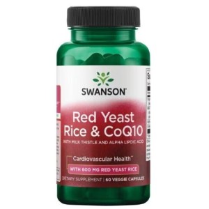 Swanson Red Yeast Rice & CoQ10 - 60 капсули