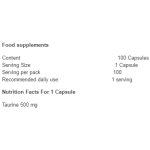 Swanson Taurine 500 mg / 100 caps на супер цена