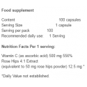 Swanson Vitamin C With Rose Hips 500 мг - 100 капсули на супер цена