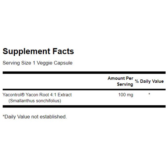 Swanson Yacontrol Yacon Root Extract 4:1 100 мг / 90 капсули на супер цена