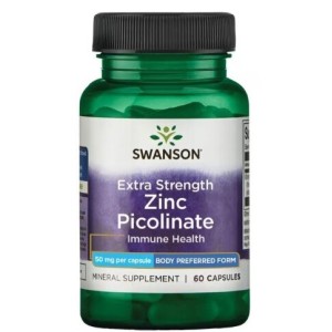 Swanson Zinc Picolinate 50 мг / 60 капсули
