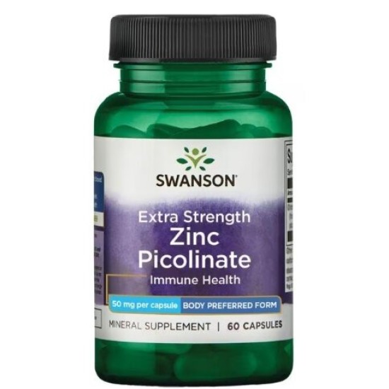 Swanson Zinc Picolinate 50 мг / 60 капсули на супер цена