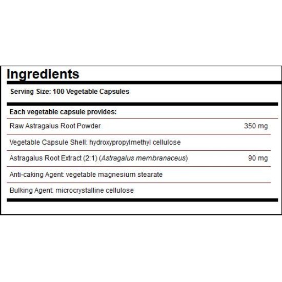Solgar Astragalus Root 100 капсули на супер цена