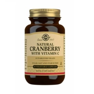 Solgar Natural Cranberry + Vitamin C 60 капсули