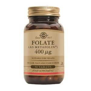 Solgar Folate 400 мкг / 50 таблетки