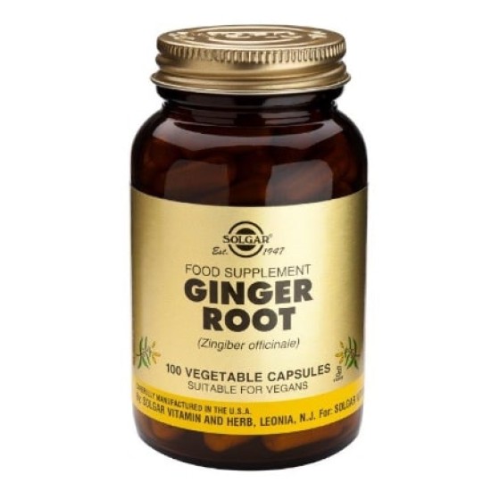 Solgar Ginger Root 100 капсули на супер цена