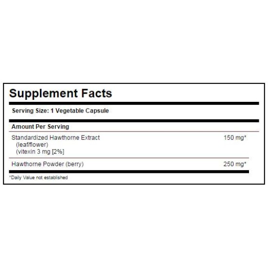 Solgar Hawthorne Herb Extract 60 капсули на супер цена