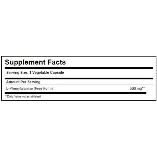 Solgar L-Phenylalanine 500 мг / 50 капсули на супер цена