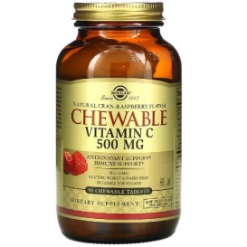 Solgar Vitamin C 500 мг Chewable / 90 таблетки raspberry