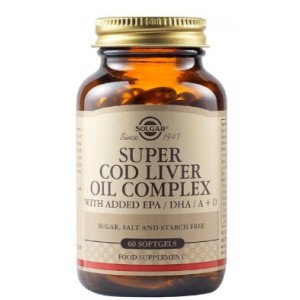 Solgar Super Cod Liver Oil Complex 60 гел капсули