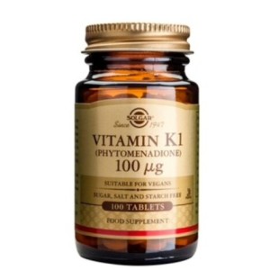 Solgar Vitamin K1 100 мкг / 100 таблетки
