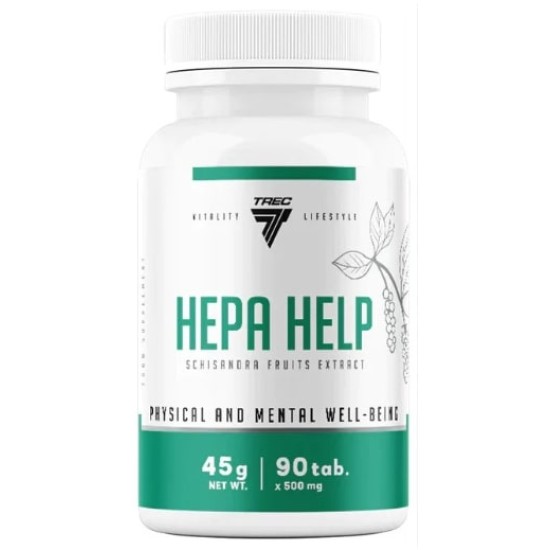 TREC NUTRITION Hepa Help - Schisandra Chinensis 200 мг | Physical and Mental Well-Being 90 табелтки на супер цена