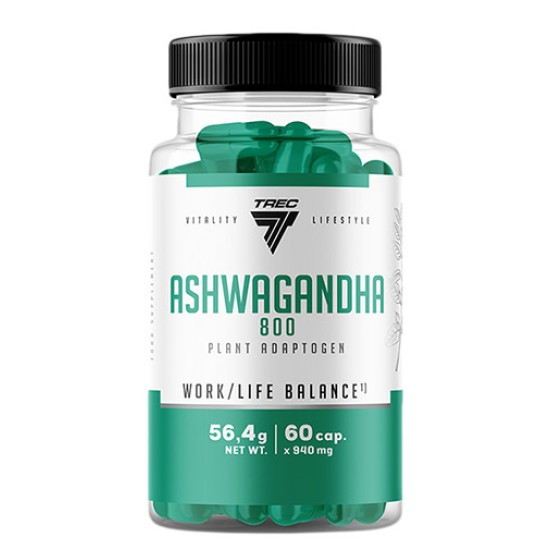 TREC NUTRITION Ashwagandha 800 | Plant Adaptogen / 60 Caps на супер цена