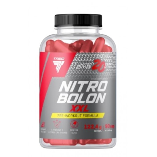 TREC NUTRITION Nitrobolon XXL | Stimulant-Free Pre-Workout Formula in Caps 90 капсули на супер цена
